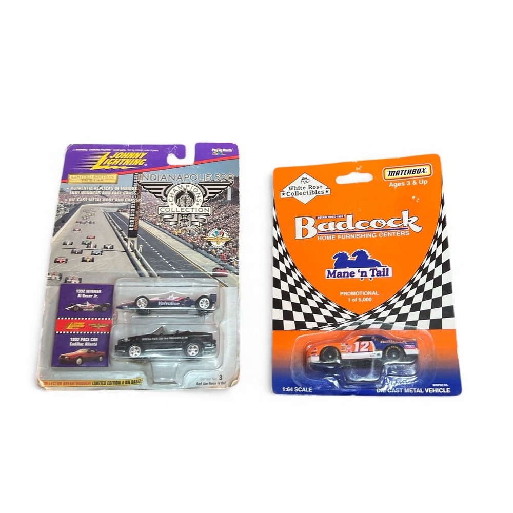 1996 Nascar Matchbox #12 Derrike Cope 1:64 Die Cast Johnny Lightning Indy 2 Lot‎